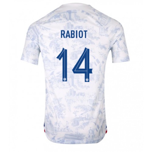 Francja Adrien Rabiot #14 Koszulka Wyjazdowych MŚ 2022 Krótki Rękaw